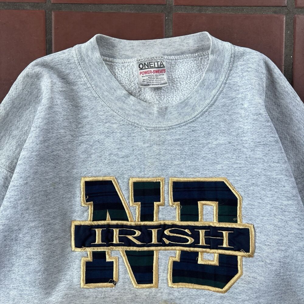 Notre Dame College Sweatshirt Vintage